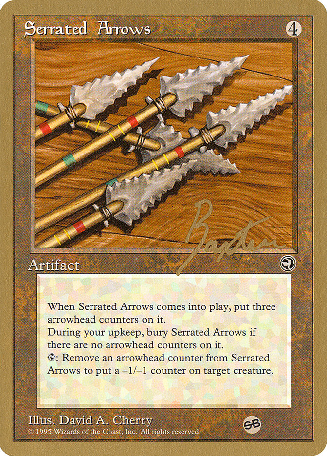 Serrated Arrows (George Baxter) (SB) [Pro Tour Collector Set] | Exor Games New Glasgow