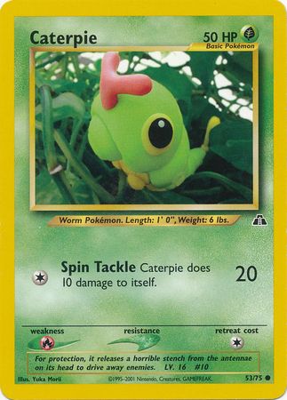 Caterpie (53/75) [Neo Discovery Unlimited] | Exor Games New Glasgow