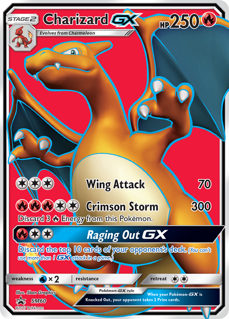 Charizard GX (SM60) (Jumbo Card) [Sun & Moon: Black Star Promos] | Exor Games New Glasgow