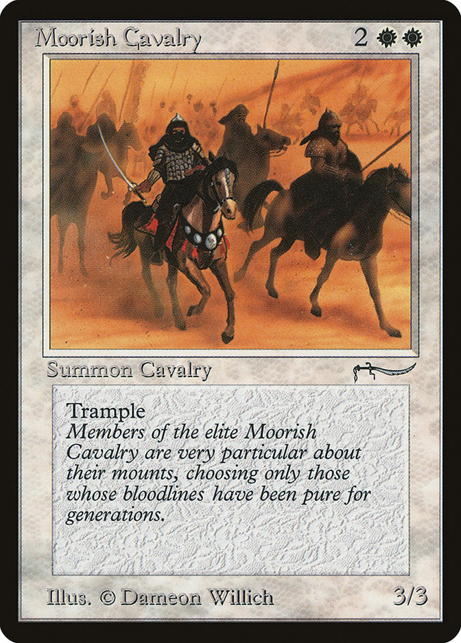 Moorish Cavalry (Light Mana Cost) [Arabian Nights] | Exor Games New Glasgow