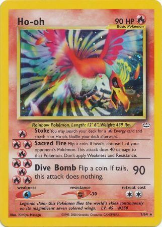 Ho-oh (7/64) [Neo Revelation Unlimited] | Exor Games New Glasgow