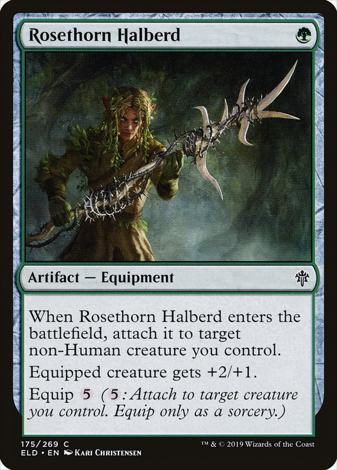 Rosethorn Halberd [Throne of Eldraine] | Exor Games New Glasgow