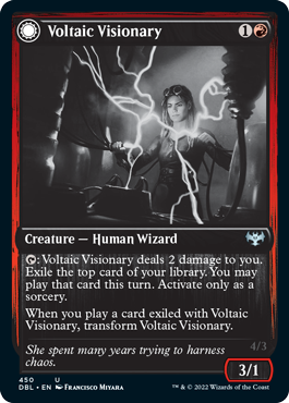 Voltaic Visionary // Volt-Charged Berserker [Innistrad: Double Feature] | Exor Games New Glasgow