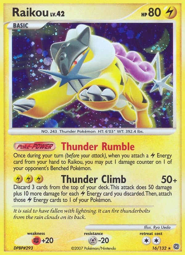 Raikou (16/132) [Diamond & Pearl: Secret Wonders] | Exor Games New Glasgow