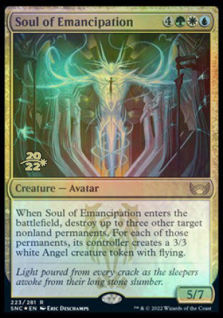 Soul of Emancipation [Streets of New Capenna Prerelease Promos] | Exor Games New Glasgow