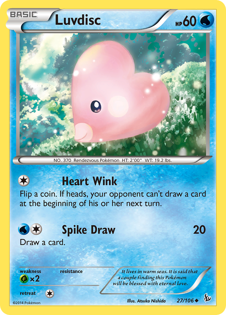 Luvdisc (27/106) [XY: Flashfire] | Exor Games New Glasgow