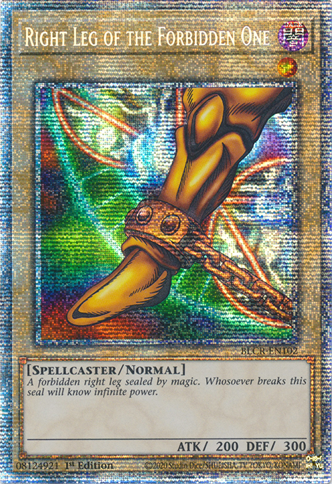 Right Leg of the Forbidden One [BLCR-EN102] Starlight Rare | Exor Games New Glasgow