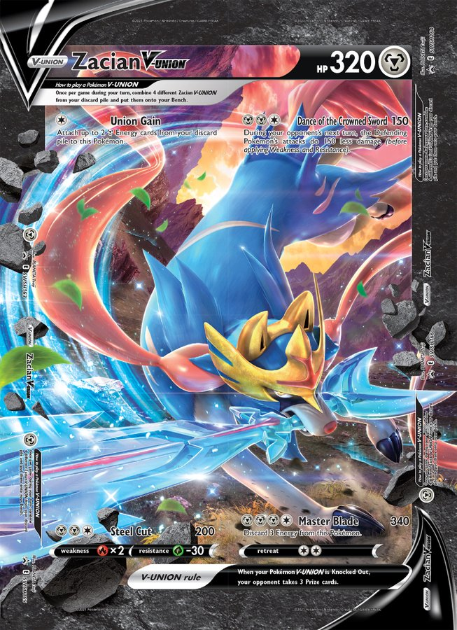 Zacian V-Union (Jumbo Card) [Sword & Shield: Black Star Promos] | Exor Games New Glasgow