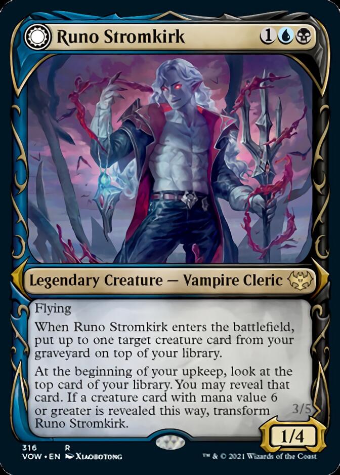 Runo Stromkirk // Krothuss, Lord of the Deep (Showcase Fang Frame) [Innistrad: Crimson Vow] | Exor Games New Glasgow