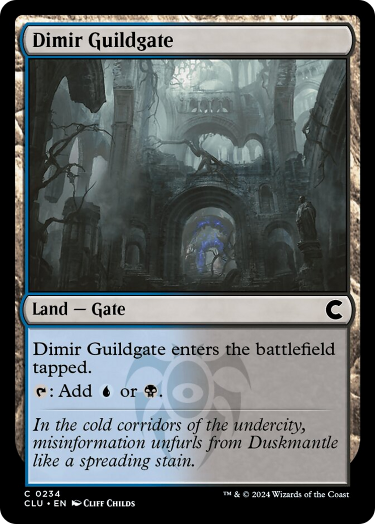 Dimir Guildgate [Ravnica: Clue Edition] | Exor Games New Glasgow