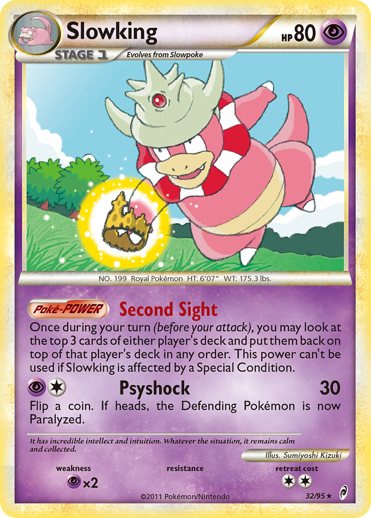 Slowking (32/95) [HeartGold & SoulSilver: Call of Legends] | Exor Games New Glasgow