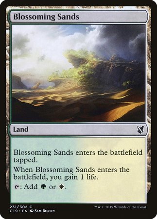 Blossoming Sands [Commander 2019] | Exor Games New Glasgow