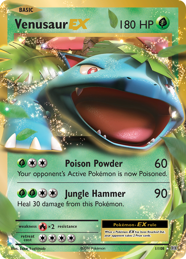 Venusaur EX (1/108) [XY: Evolutions] | Exor Games New Glasgow