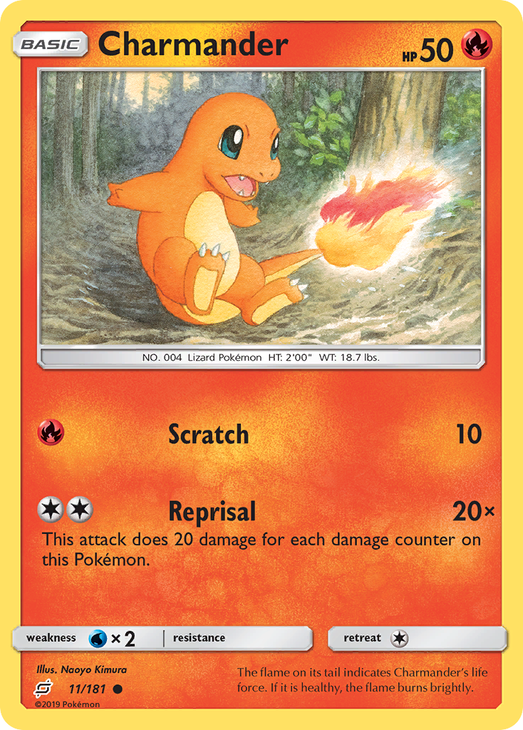 Charmander (11/181) [Sun & Moon: Team Up] | Exor Games New Glasgow