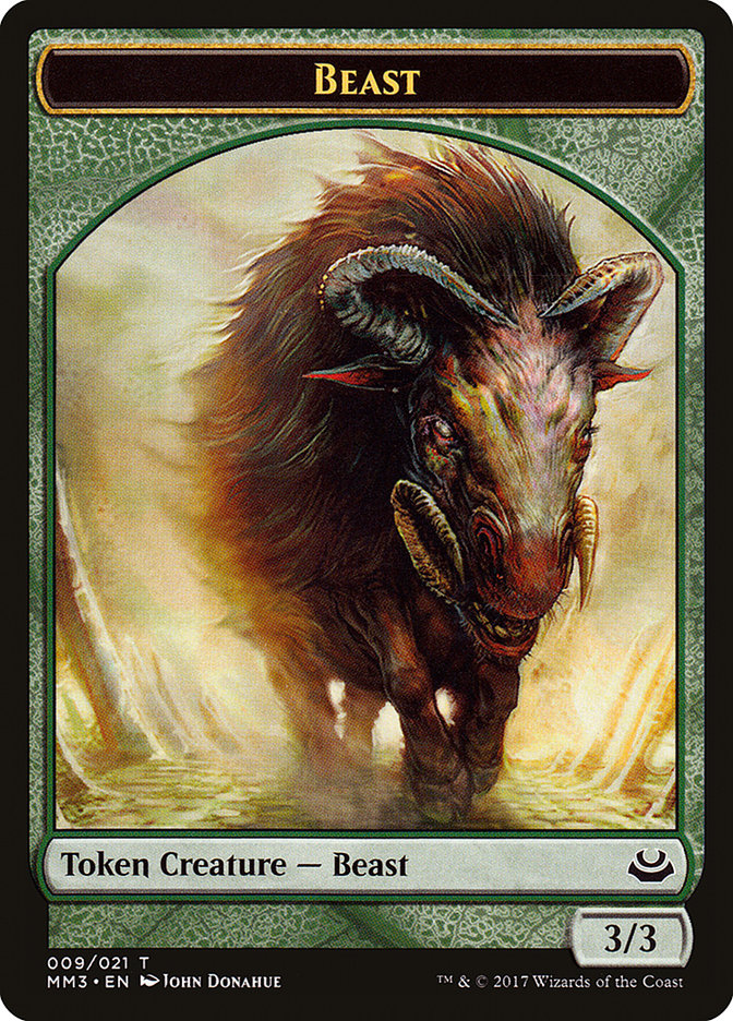 Beast (009/021) [Modern Masters 2017 Tokens] | Exor Games New Glasgow