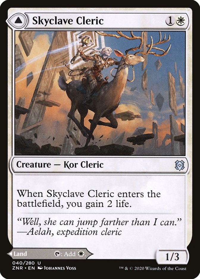 Skyclave Cleric // Skyclave Basilica [Zendikar Rising] | Exor Games New Glasgow