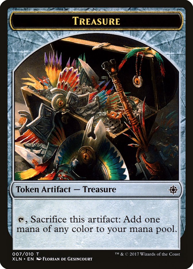 Treasure (007/010) [Ixalan Tokens] | Exor Games New Glasgow