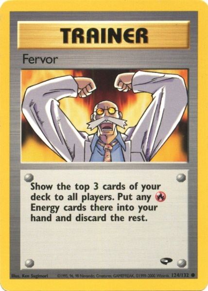 Fervor (124/132) [Gym Challenge Unlimited] | Exor Games New Glasgow