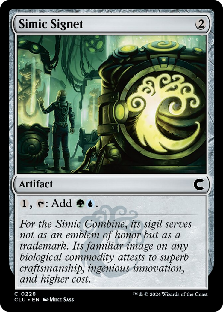 Simic Signet [Ravnica: Clue Edition] | Exor Games New Glasgow
