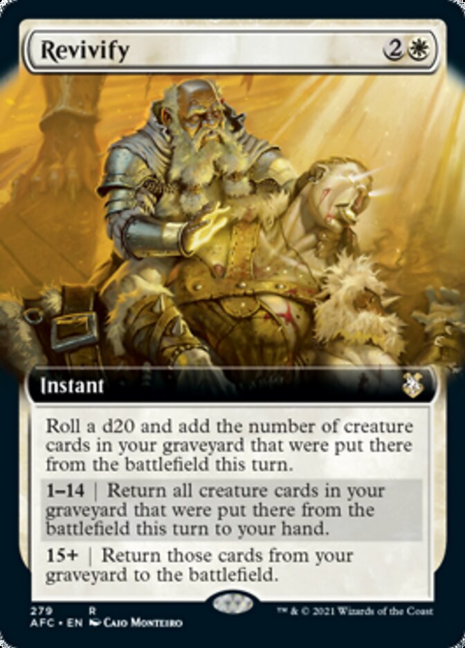 Revivify (Extended) [Dungeons & Dragons: Adventures in the Forgotten Realms Commander] | Exor Games New Glasgow