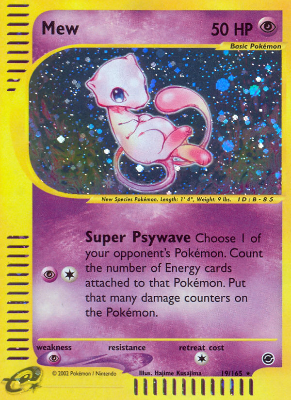 Mew (19/165) [Expedition: Base Set] | Exor Games New Glasgow