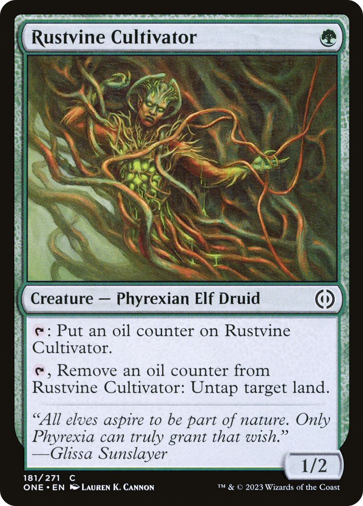 Rustvine Cultivator [Phyrexia: All Will Be One] | Exor Games New Glasgow