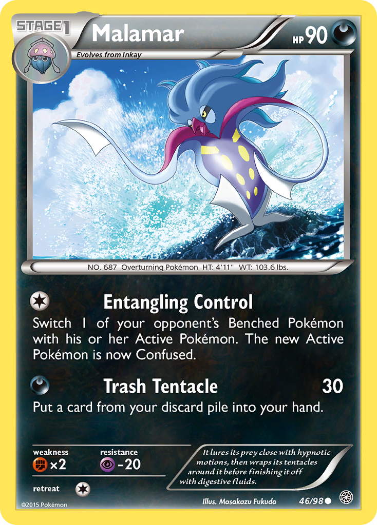 Malamar (46/98) [XY: Ancient Origins] | Exor Games New Glasgow
