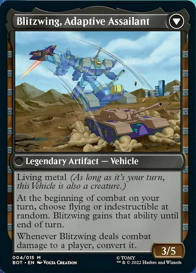 Blitzwing, Cruel Tormentor // Blitzwing, Adaptive Assailant [Universes Beyond: Transformers] | Exor Games New Glasgow