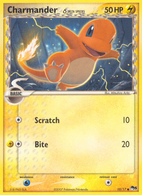 Charmander (10/17) (Delta Species) [POP Series 5] | Exor Games New Glasgow