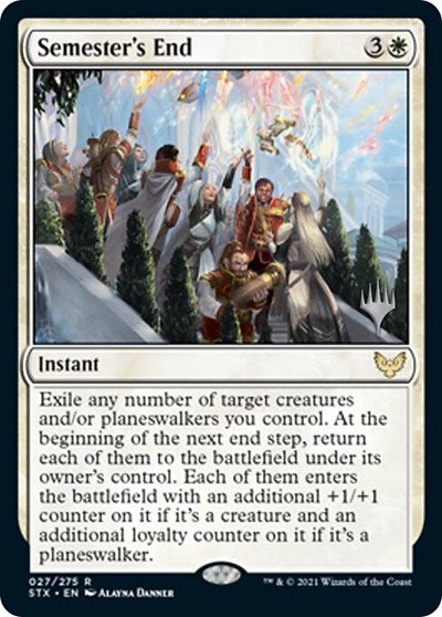 Semester's End (Promo Pack) [Strixhaven: School of Mages Promos] | Exor Games New Glasgow