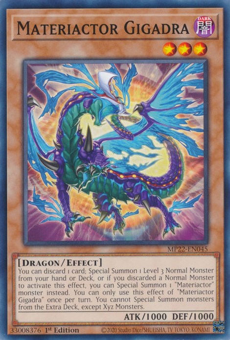 Materiactor Gigadra [MP22-EN045] Common | Exor Games New Glasgow