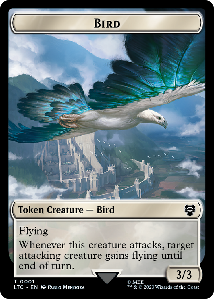 Bird // Food Token [The Lord of the Rings: Tales of Middle-Earth Commander Tokens] | Exor Games New Glasgow