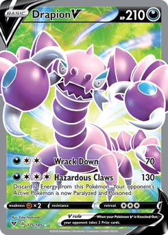 Drapion V (175/185) [Sword & Shield: Vivid Voltage] | Exor Games New Glasgow