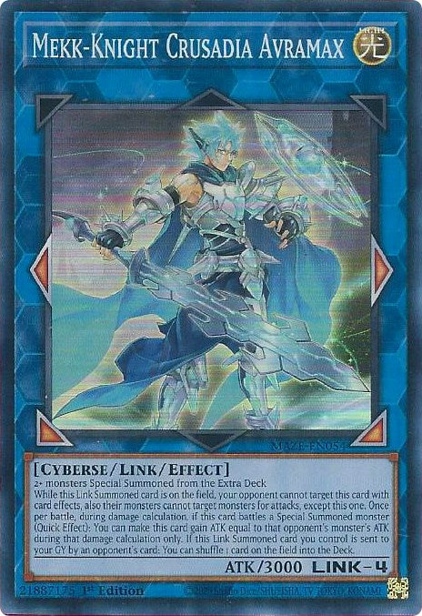 Mekk-Knight Crusadia Avramax [MAZE-EN054] Super Rare | Exor Games New Glasgow