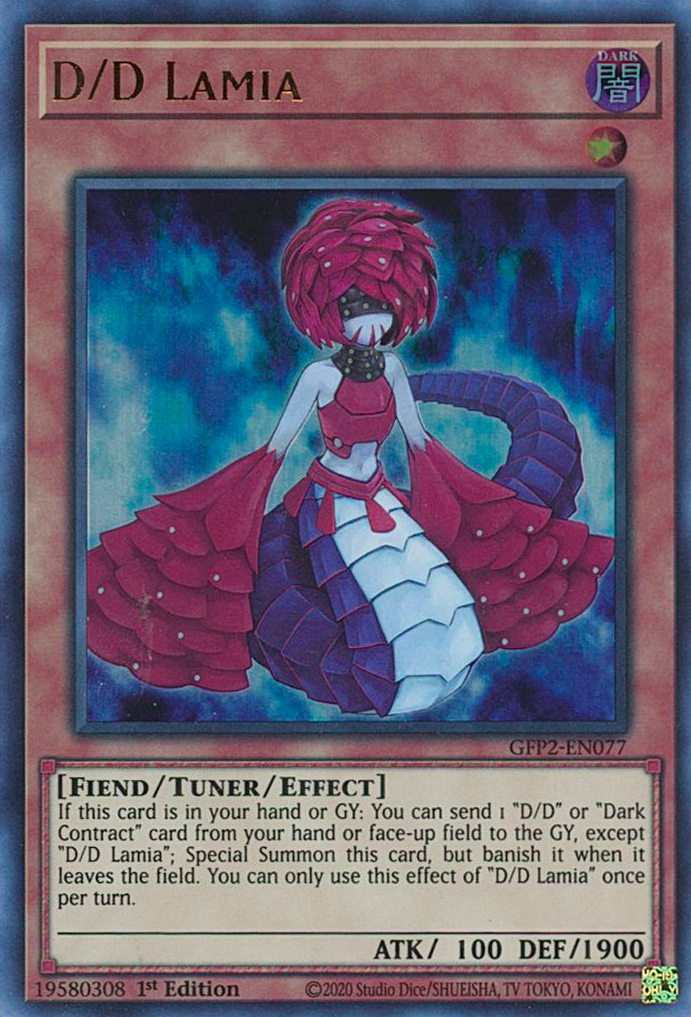 D/D Lamia [GFP2-EN077] Ultra Rare | Exor Games New Glasgow