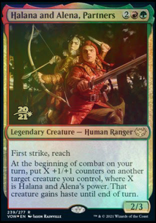 Halana and Alena, Partners [Innistrad: Crimson Vow Prerelease Promos] | Exor Games New Glasgow