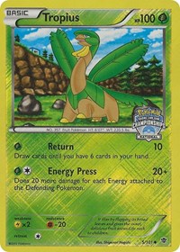 Tropius (5/101) (National Championship Promo) [Black & White: Plasma Blast] | Exor Games New Glasgow