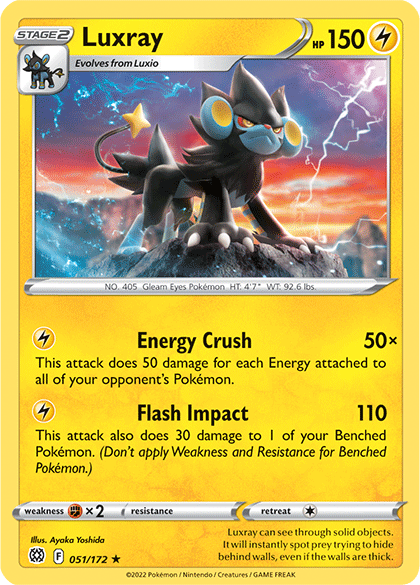 Luxray (051/172) [Sword & Shield: Brilliant Stars] | Exor Games New Glasgow