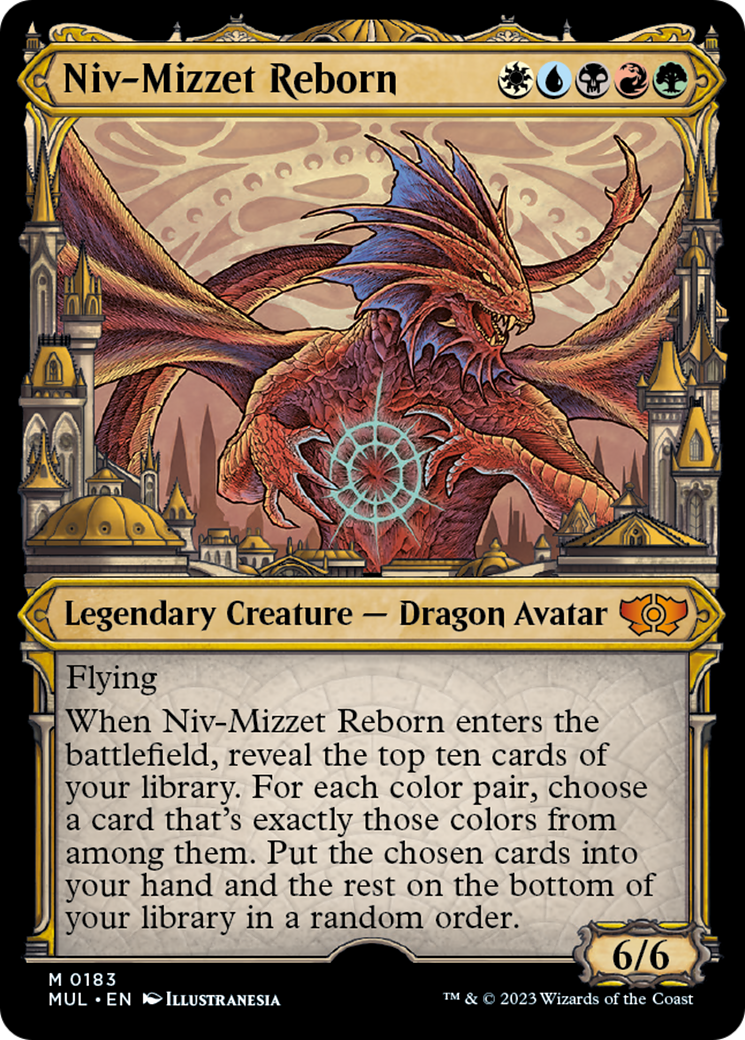 Niv-Mizzet Reborn (Halo Foil) [Multiverse Legends] | Exor Games New Glasgow