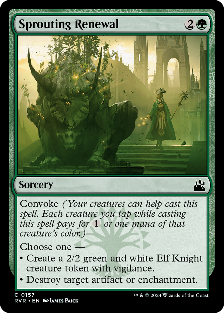 Sprouting Renewal [Ravnica Remastered] | Exor Games New Glasgow