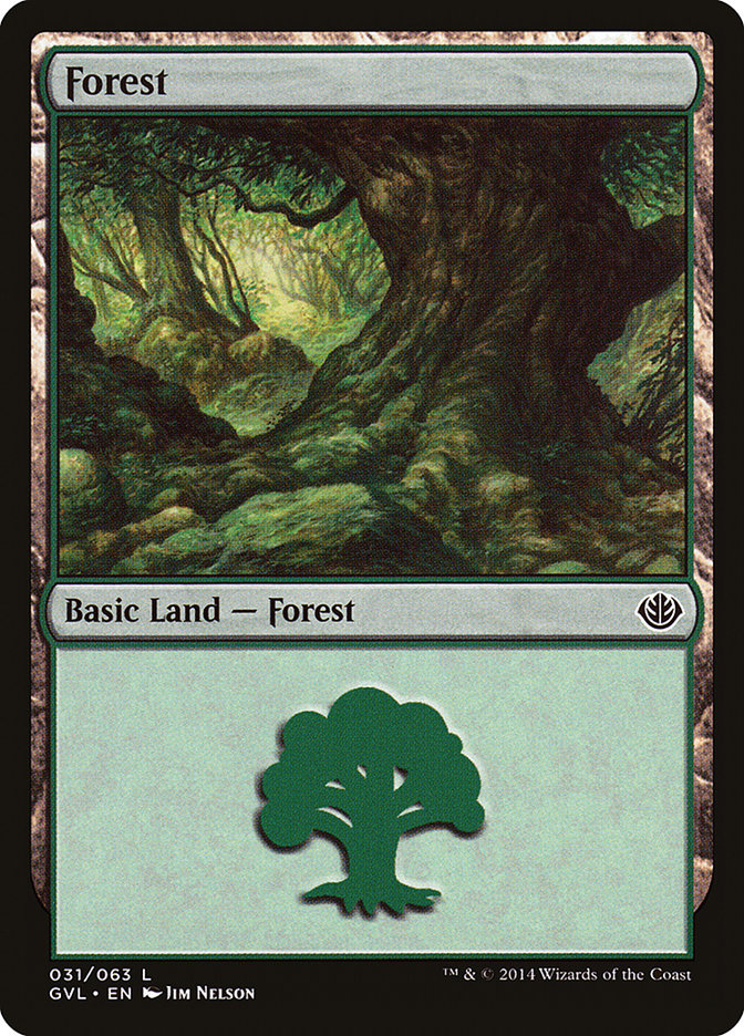 Forest (31) (Garruk vs. Liliana) [Duel Decks Anthology] | Exor Games New Glasgow