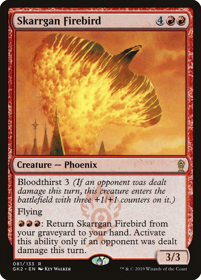 Skarrgan Firebird [Ravnica Allegiance Guild Kit] | Exor Games New Glasgow