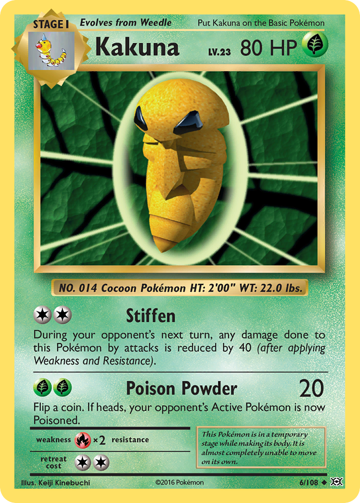 Kakuna (6/108) [XY: Evolutions] | Exor Games New Glasgow