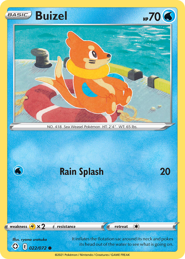 Buizel (022/072) [Sword & Shield: Shining Fates] | Exor Games New Glasgow