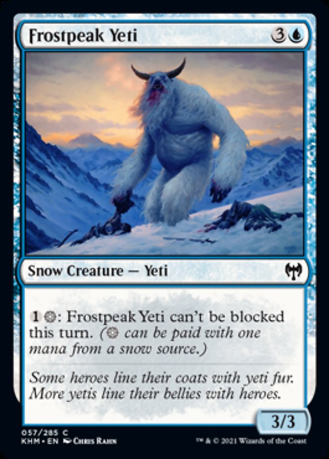 Frostpeak Yeti [Kaldheim] | Exor Games New Glasgow