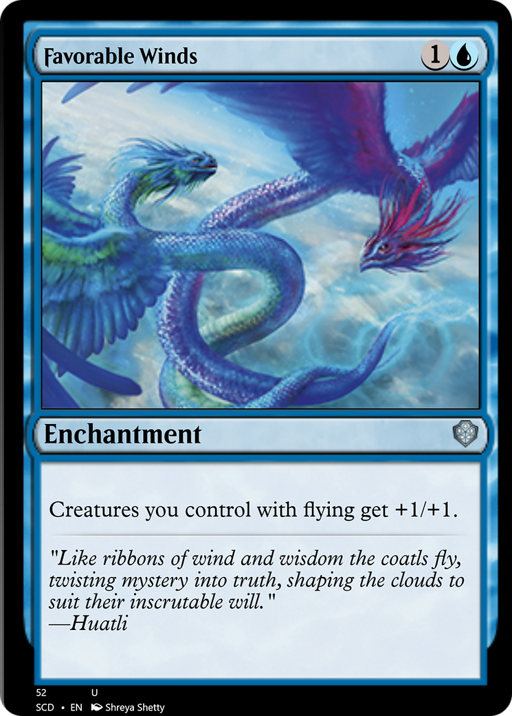 Favorable Winds [Starter Commander Decks] | Exor Games New Glasgow