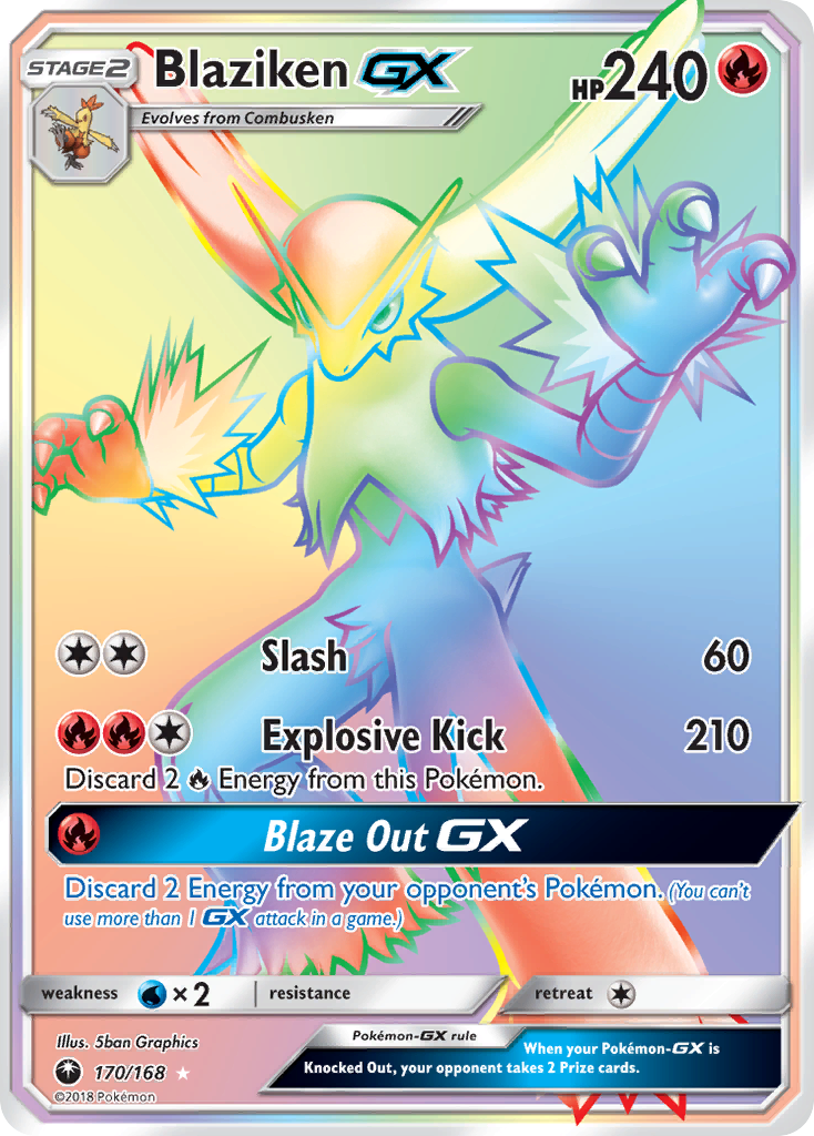 Blaziken GX (170/168) [Sun & Moon: Celestial Storm] | Exor Games New Glasgow