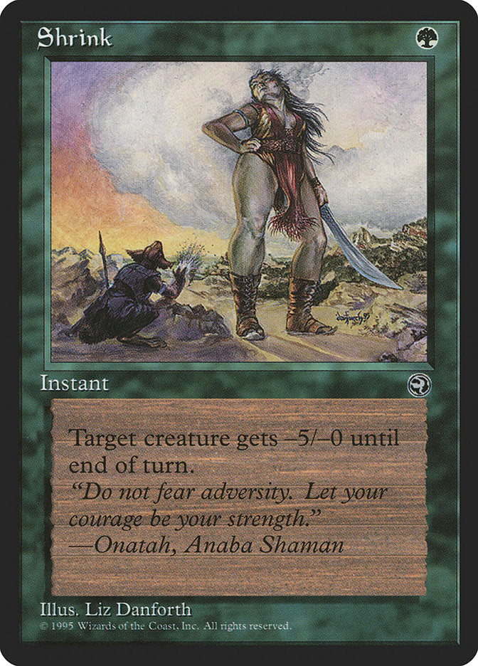 Shrink (Onatah Flavor Text) [Homelands] | Exor Games New Glasgow
