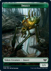 Insect // Boar Double-sided Token [Innistrad: Crimson Vow Tokens] | Exor Games New Glasgow