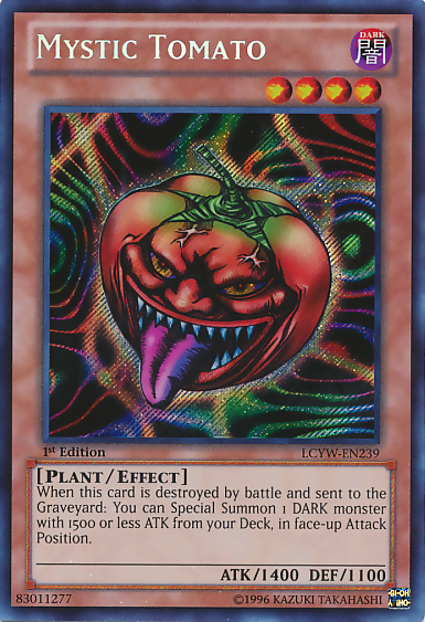 Mystic Tomato [LCYW-EN239] Secret Rare | Exor Games New Glasgow